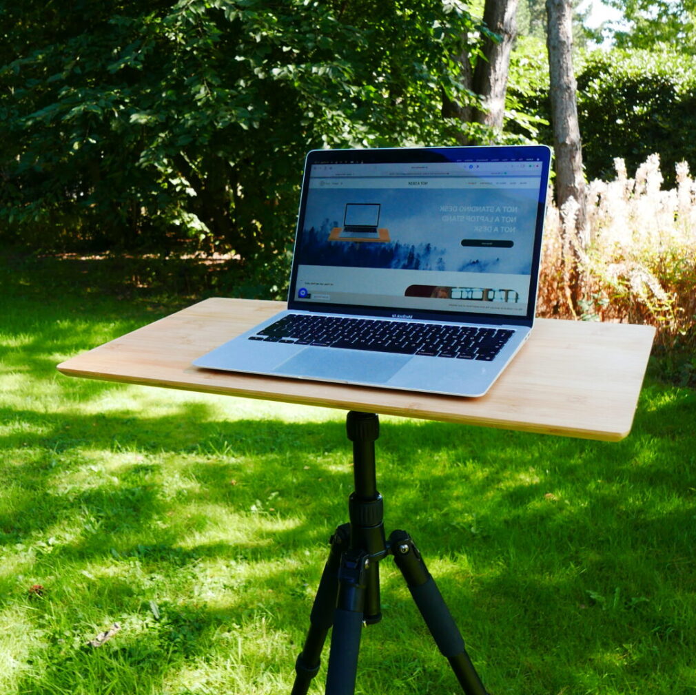 Bamboo Tripod Desk L