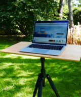 Bamboo Tripod Desk L