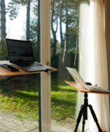 Bamboo Floating & Tripod Desk L