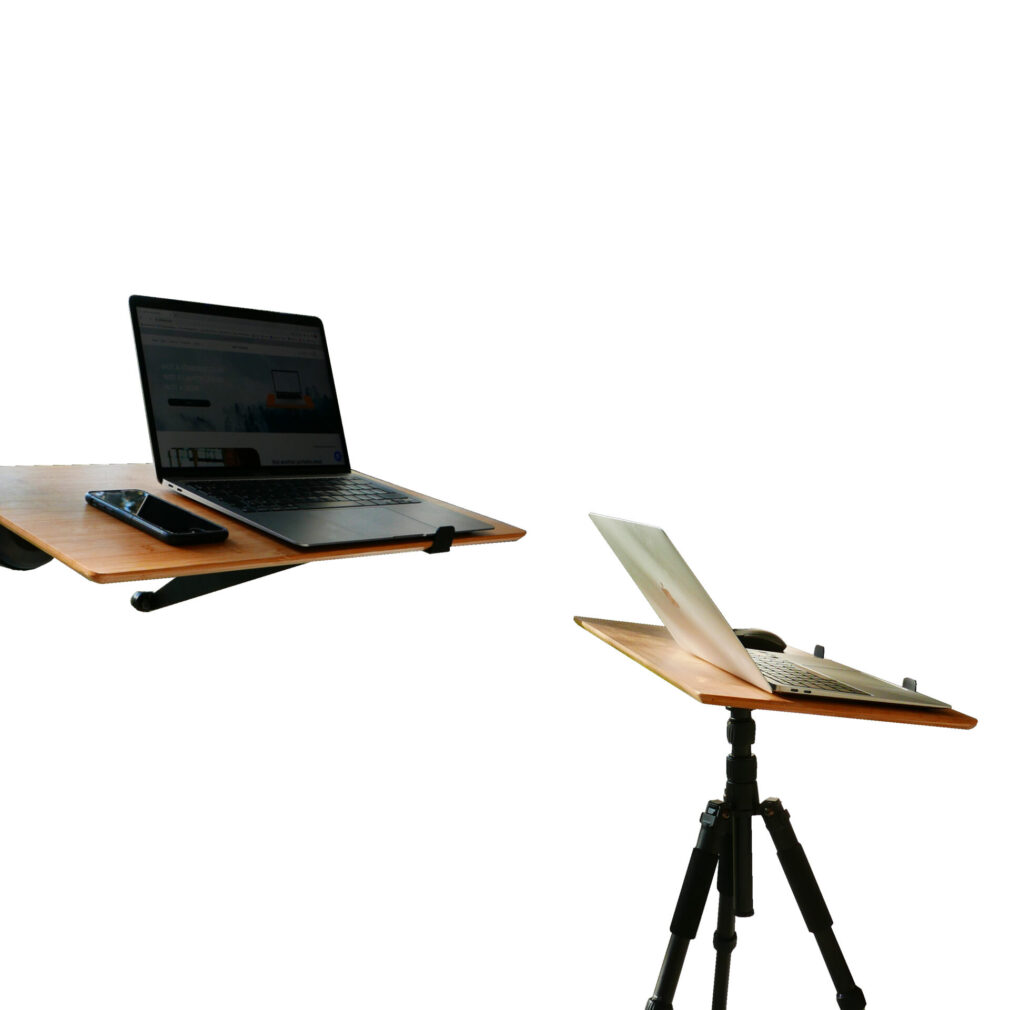 Bamboo Floating & Tripod Desk L