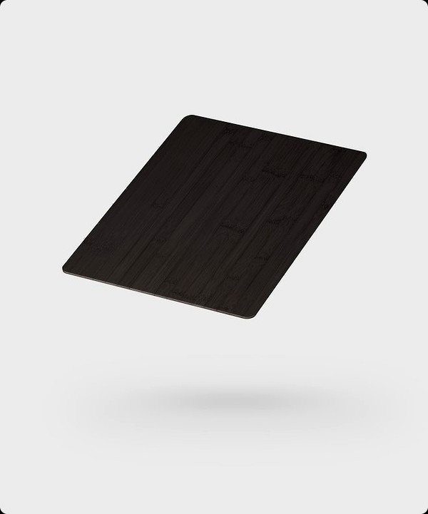 Black Bamboo Window Desk