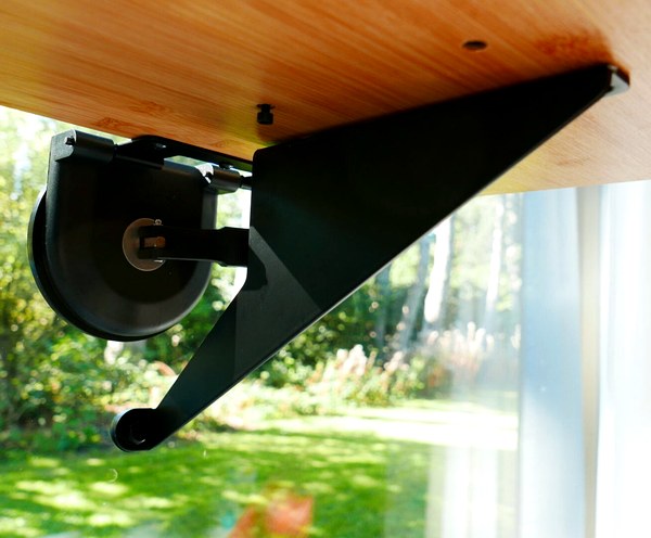 Suction mount detail